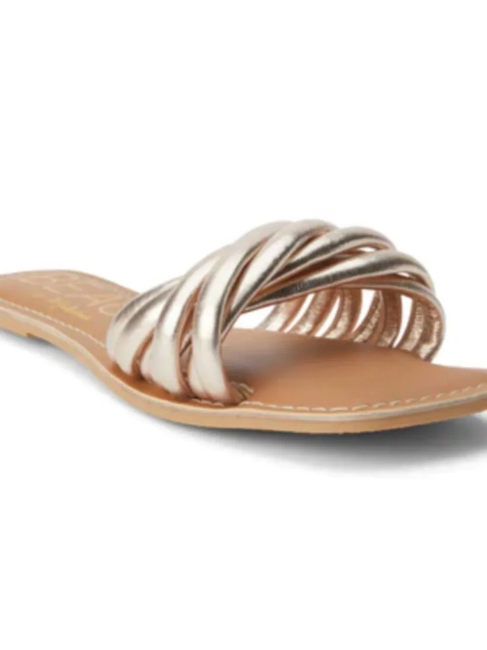 NEW IN BOX Beach by Matisse Gale Gold Slide Sandals 7M